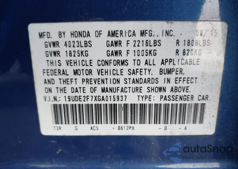 2016 Acura Ilx Premium Package/Technology Plus Package z USA, uszkodzony, nr VIN 19UDE2F7XGA015937